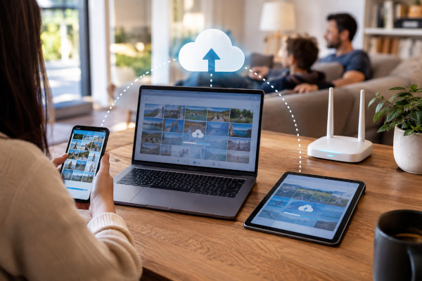 Backup cloud familiare: quanto tempo per foto e video