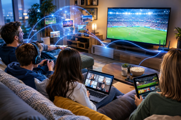Cosa accade se in milioni si collegano in streaming?