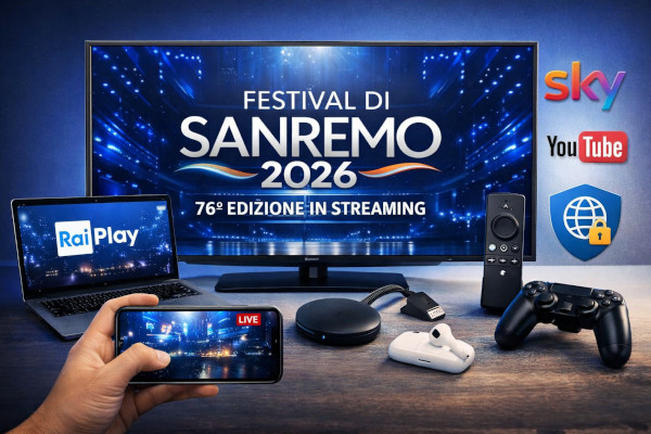 Dove vedere (bene) Sanremo 2026 in streaming 