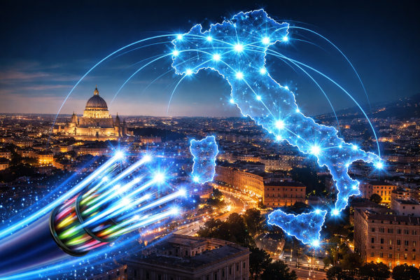 Le citt� italiane con pi� copertura FTTH
