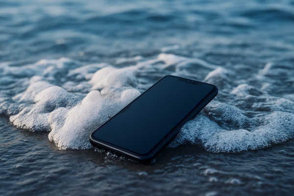 Smartphone bagnato, smartphone fortunato: non proprio